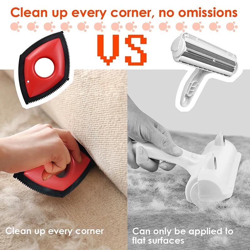 4 Modes Pet Hair Remover Comb  - đánh giá và giá Detailing Brush Set