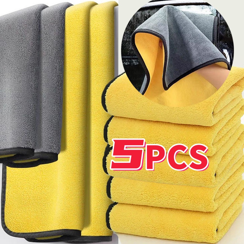 1/3/5PCS Microfiber Cleaning T - đánh giá và giá Microfiber Towel Detailing